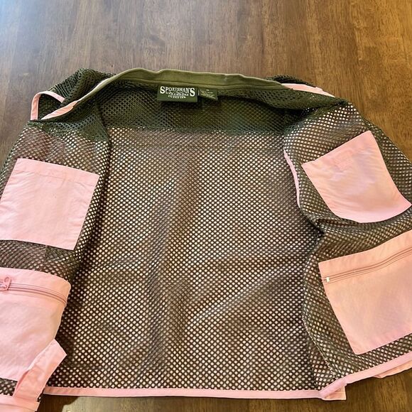 Sportsman’s Warehouse Outfitter Tactical Fishing Cargo Vest Pink Mesh XL Nylon - Picture 7 of 7